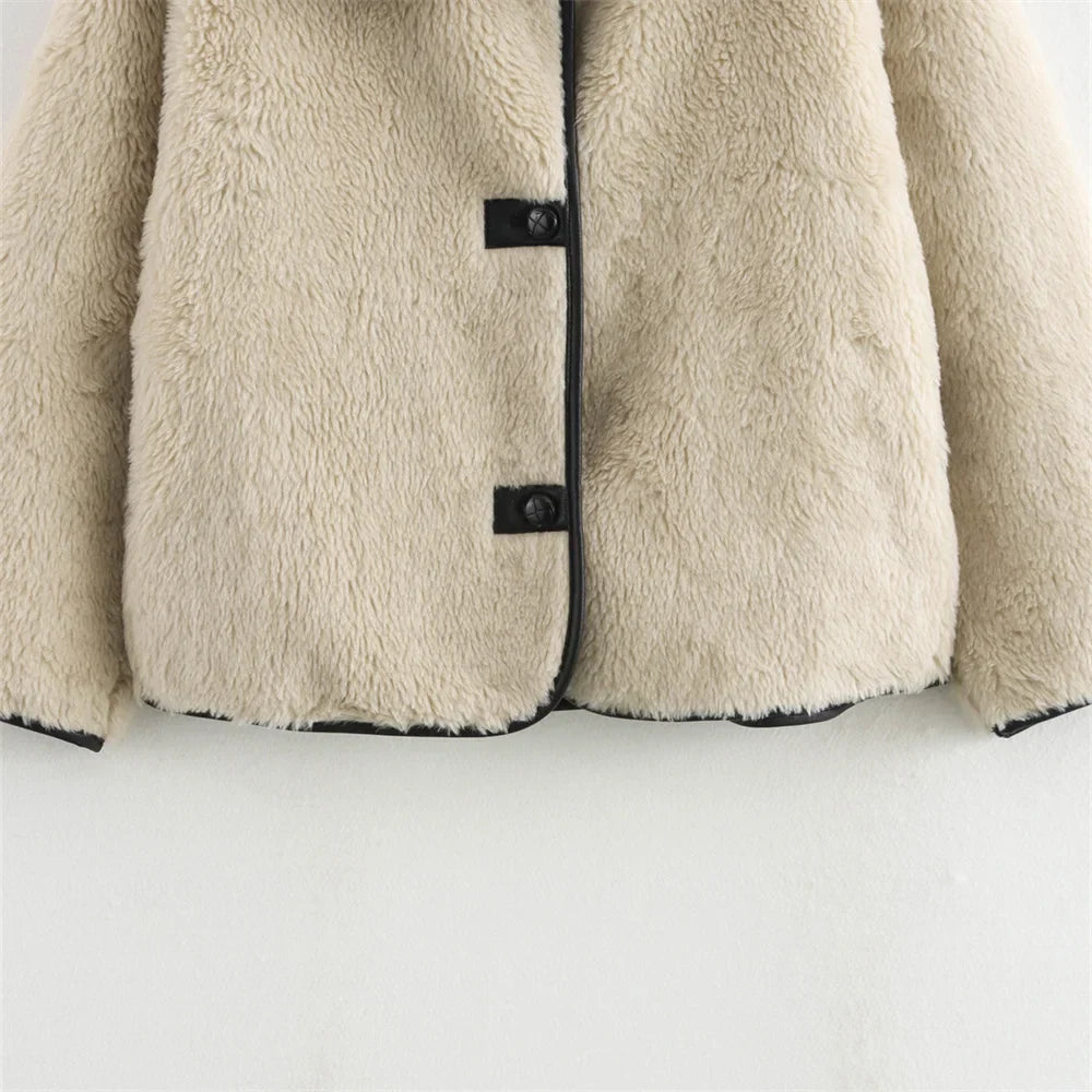 Chaqueta de invierno para mujer estilo casual chic para tiempo frío
