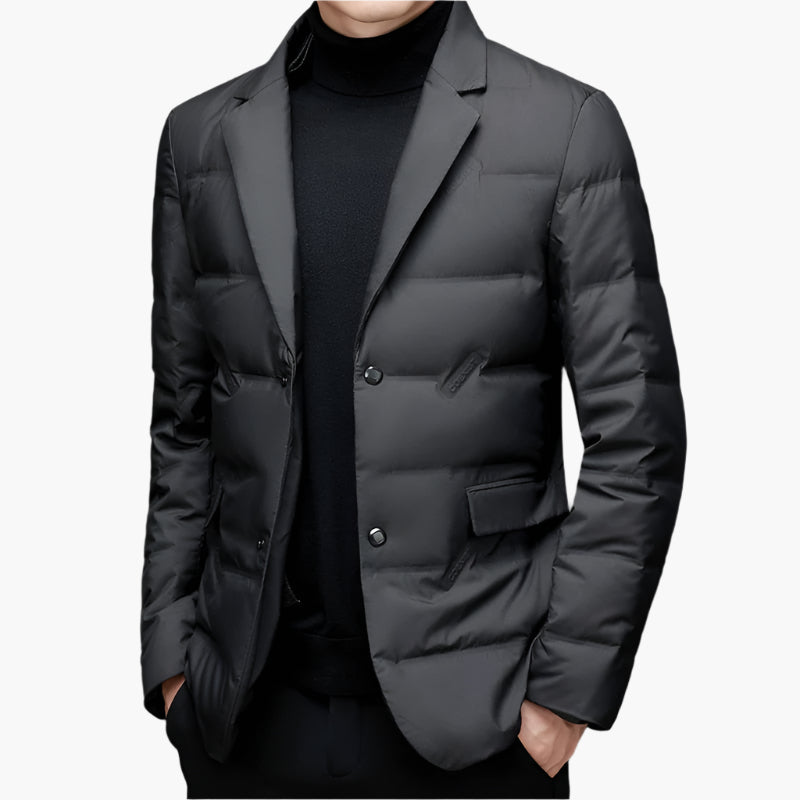 Blazer matelassé homme élégant style business et décontracté