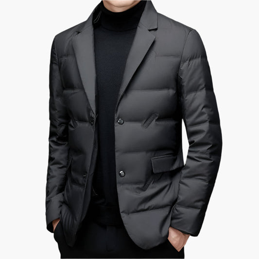 Blazer matelassé homme élégant style business et décontracté