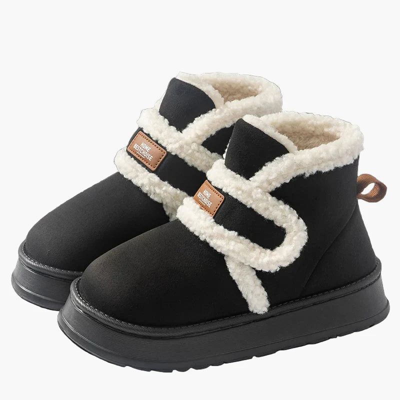 Zapatillas botines de interior cálidas para mujeres, estilo acogedor y comodidad diaria