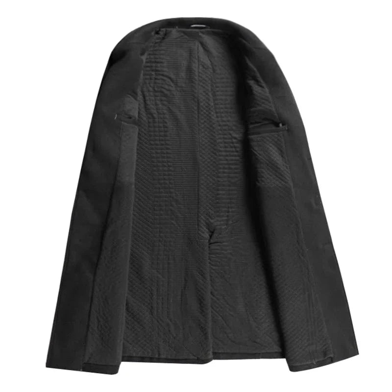 Manteau long homme style élégant pour affaires et occasions formelles