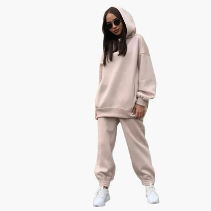 Oversized joggingset för kvinnor i avslappnad urban stil