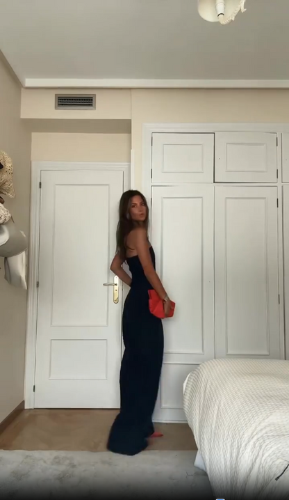 Combinaison bustier fluide femme – tenue légère d’été élégante
