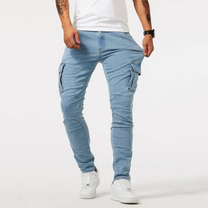 Mehrfachtaschen Cargo-Jeans für Herren  