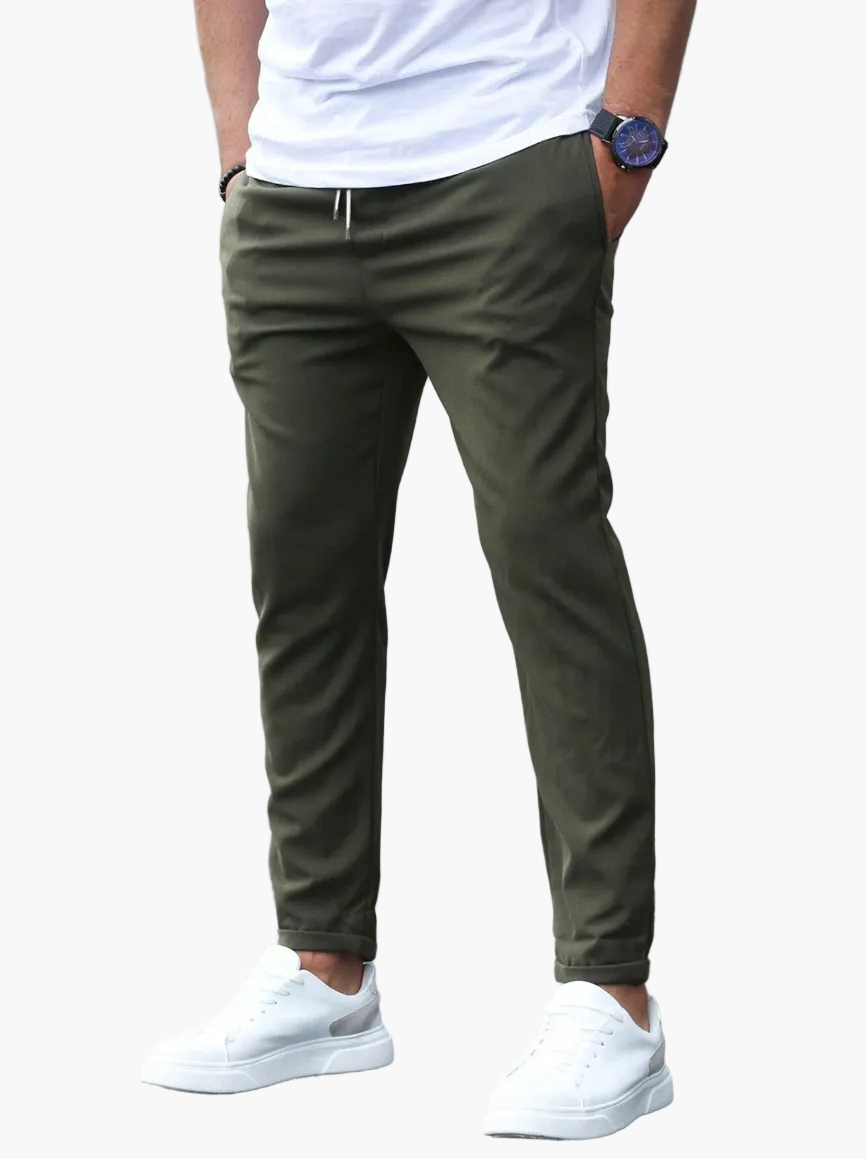 Pantalon jogger homme style urbain décontracté, coupe moderne, idéal pour le quotidien et les loisirs