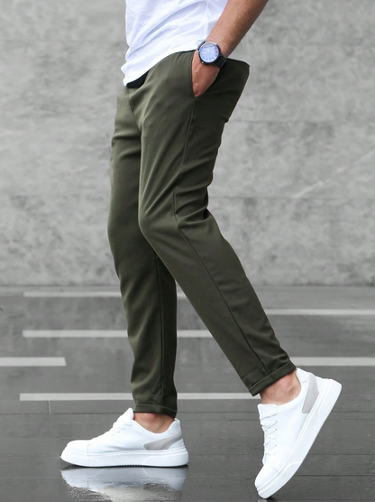 Pantalon jogger homme style urbain décontracté, coupe moderne, idéal pour le quotidien et les loisirs