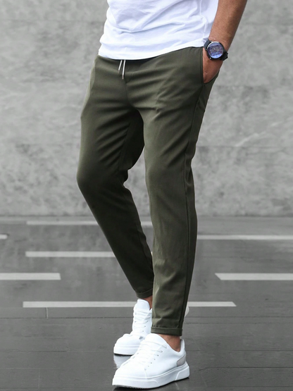 Pantalon jogger homme style urbain décontracté, coupe moderne, idéal pour le quotidien et les loisirs