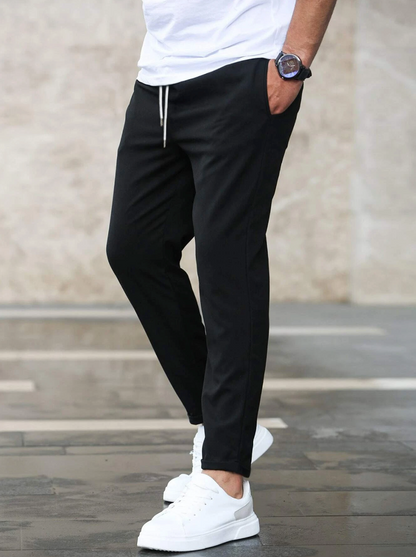 Pantalon jogger homme style urbain décontracté, coupe moderne, idéal pour le quotidien et les loisirs