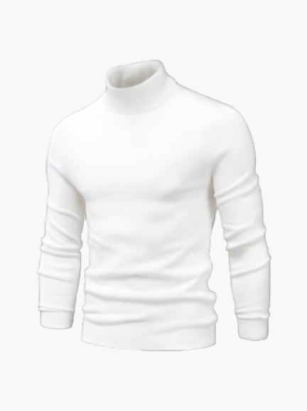 Jersey de Cuello Alto Elegante para Hombre – Estilo Moderno y Versátil