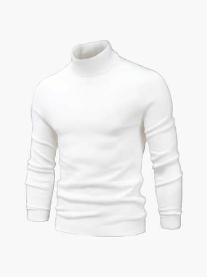 Jersey de Cuello Alto Elegante para Hombre – Estilo Moderno y Versátil