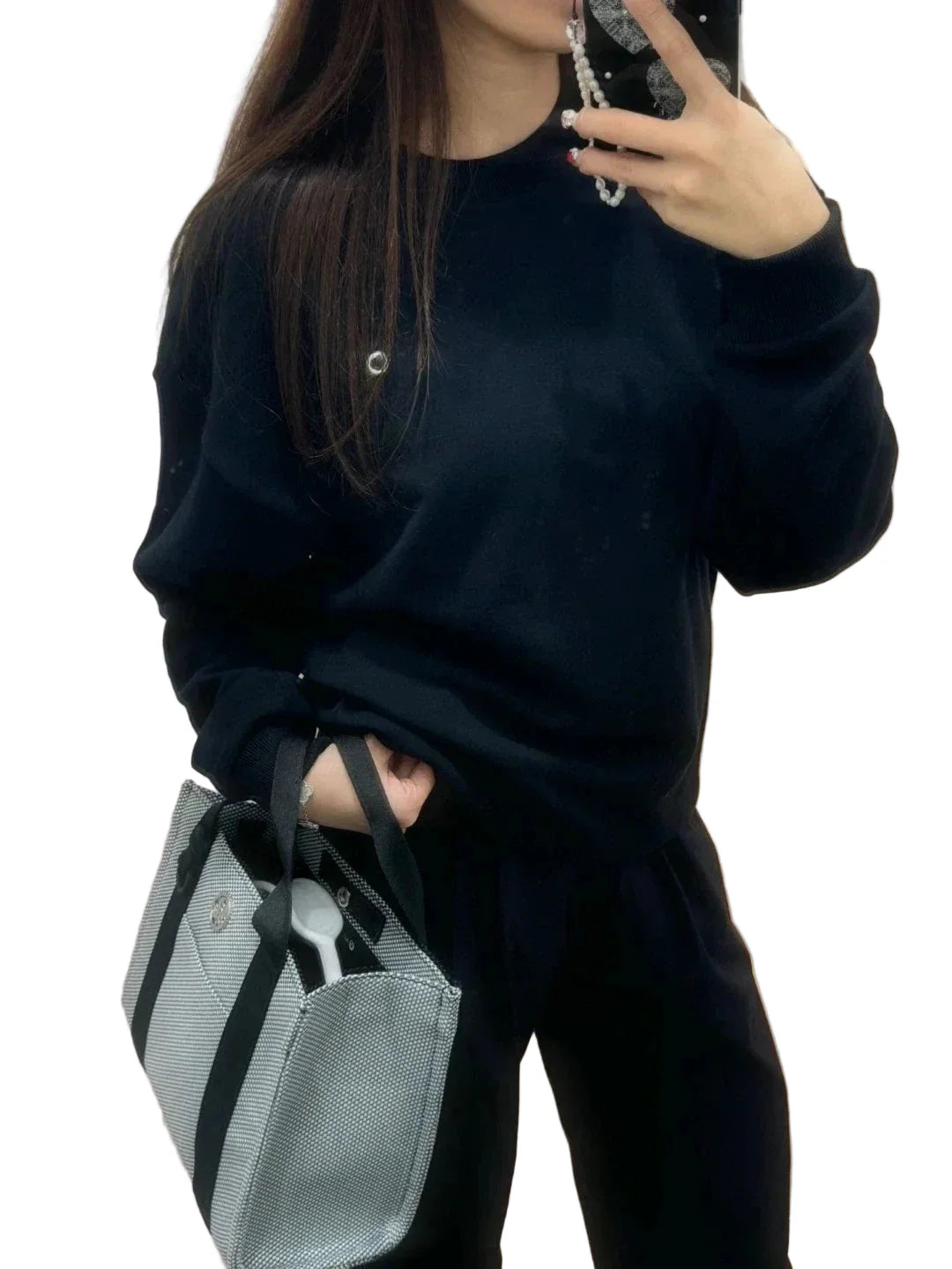 Lös sweatshirt för kvinnor i urban avslappnad stil