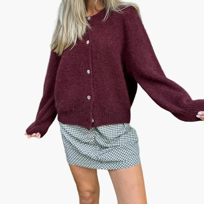 Løs og afslappet damecardigan – Urban chic og behagelig stil