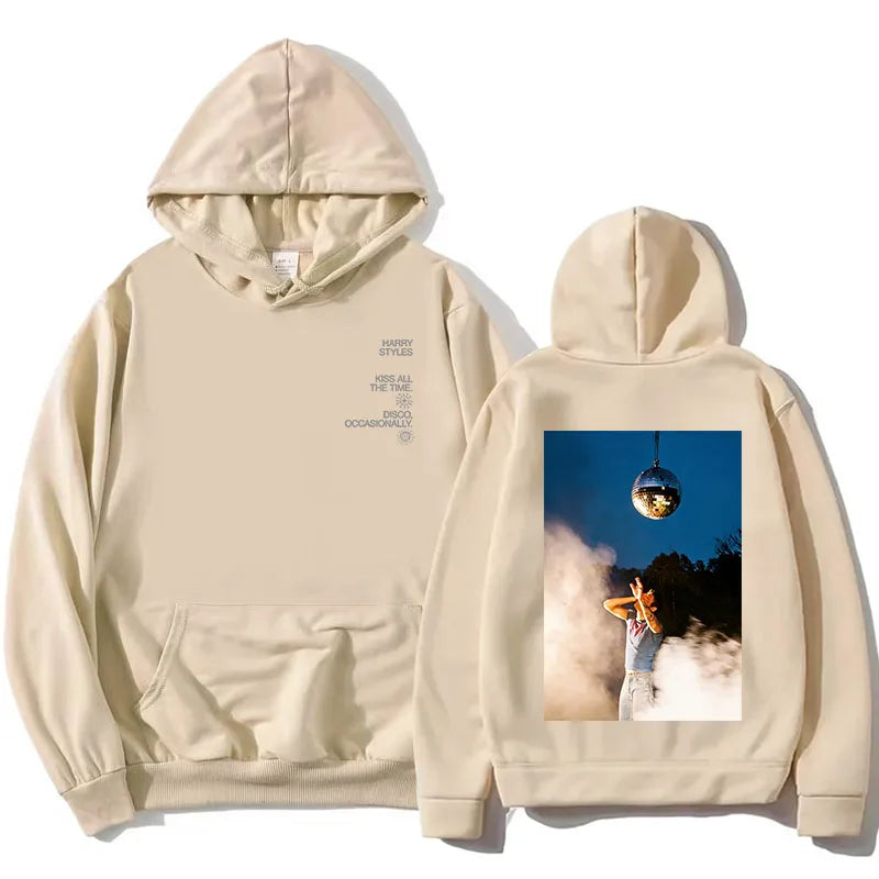 Sweat à capuche unisexe avec imprimé graphique devant et dos, plusieurs motifs et couleurs
