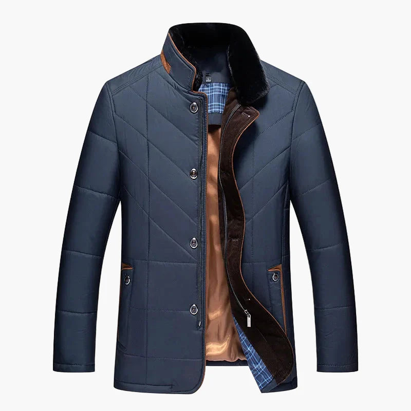 Elegante gewatteerde jas voor heren, moderne stijl, ideaal voor de winter en informele gelegenheden