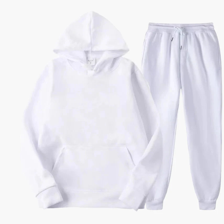 Conjunto de chándal con capucha estilo casual para mujer - Look urbano y cómodo