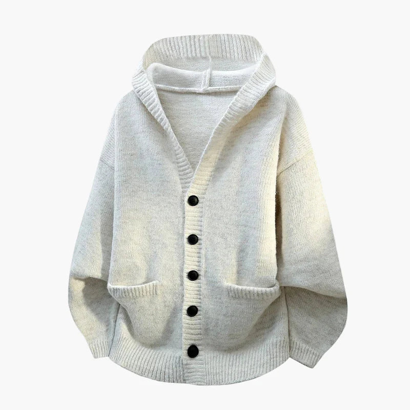 Herenvest met capuchon in casual stijl voor herfst en winter