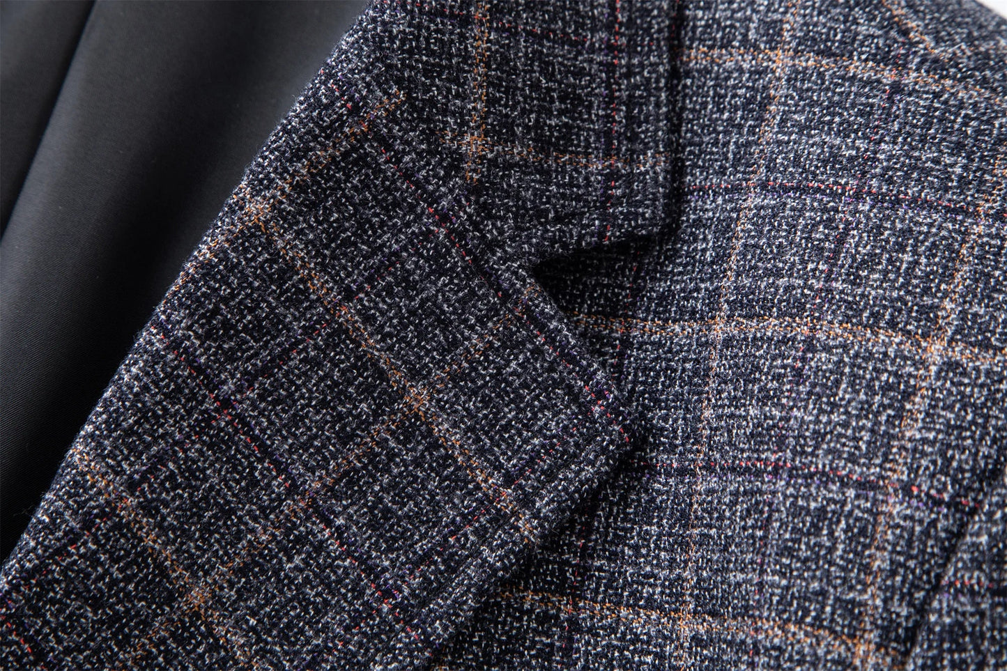 Avslappnad herrblazer med rutig mönster – Elegant stil för affärer och vardag