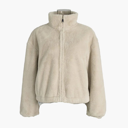 Chaqueta de mujer elegante estilo urbano corte oversize para el invierno