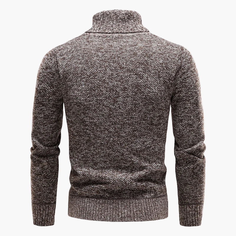 Herregenser med høy hals, klassisk stil – Urban eleganse og daglig komfort