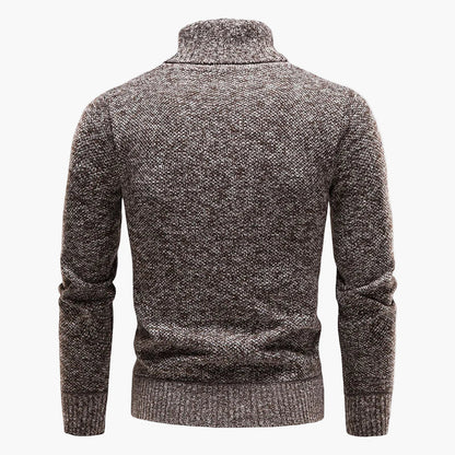 Herregenser med høy hals, klassisk stil – Urban eleganse og daglig komfort