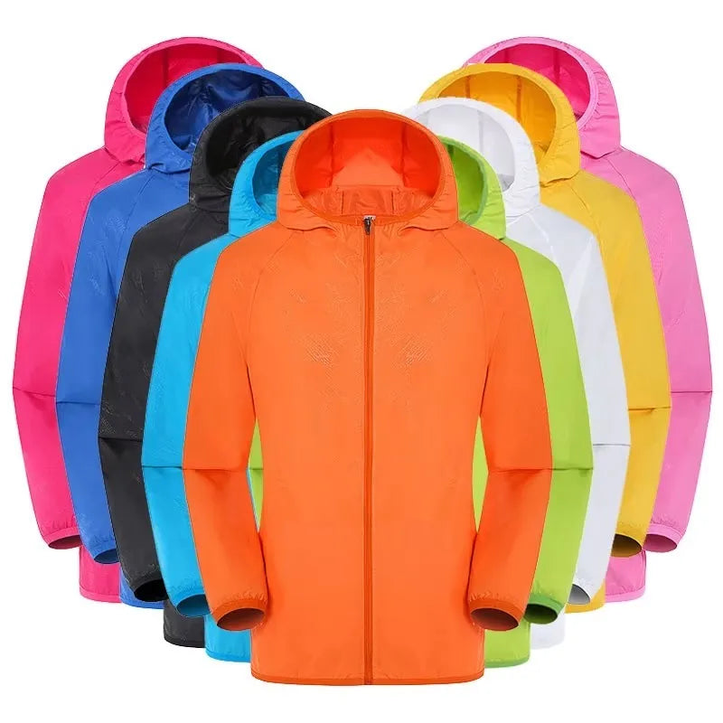 Leichte Unisex-Kapuzenjacke mit Reißverschluss