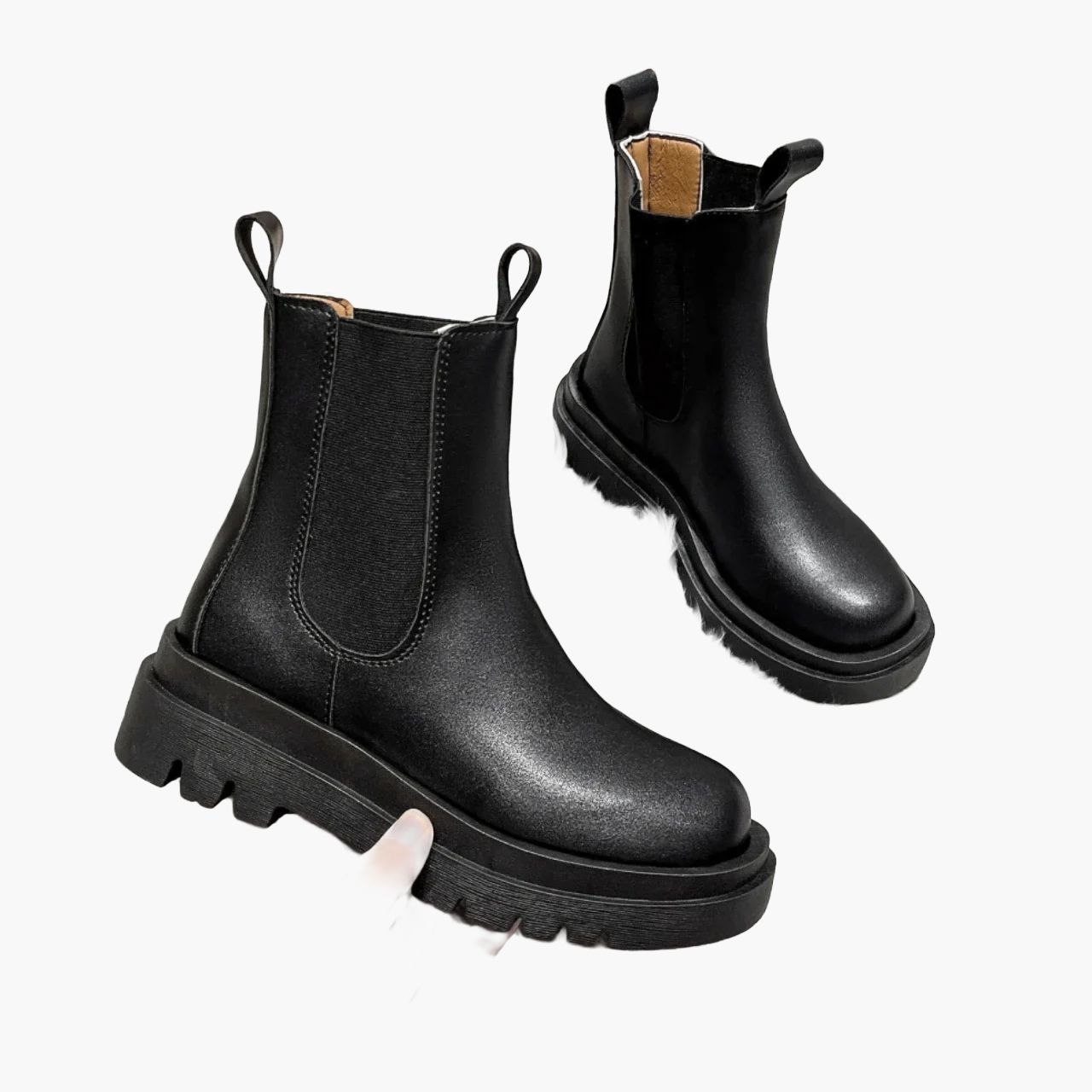 Stivaletti Chelsea con suola spessa da donna, stile urbano e alla moda