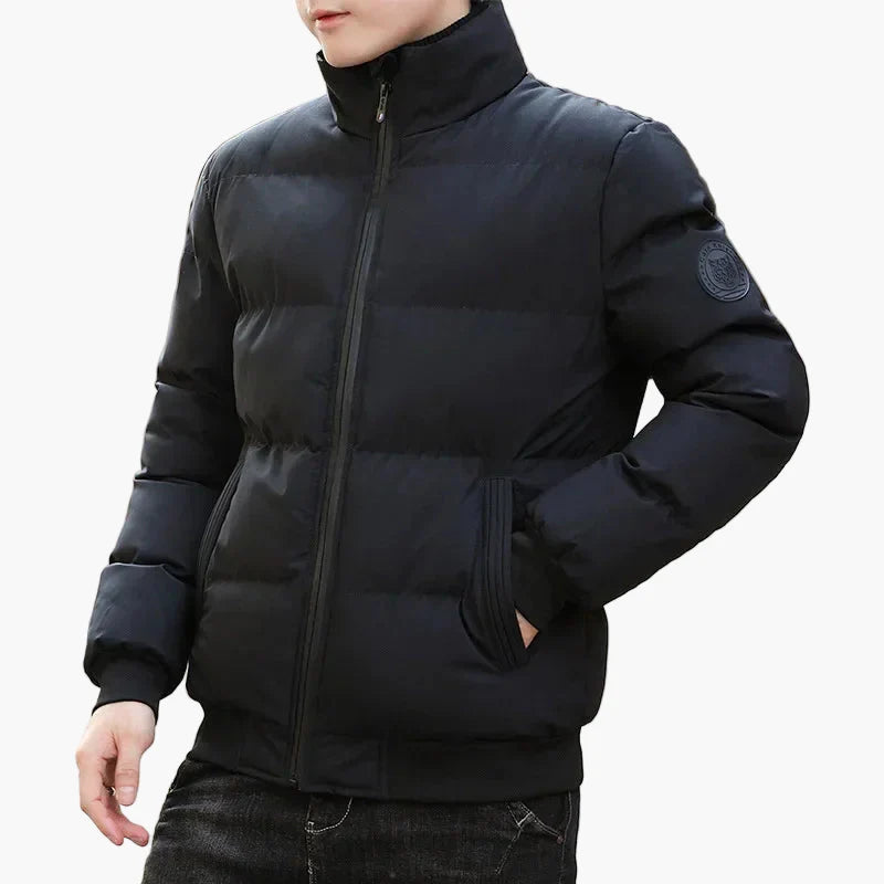 Chaqueta acolchada elegante para hombre estilo urbano – Abrigo de moda para invierno