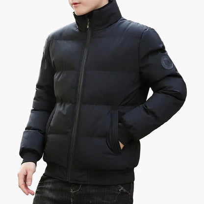 Chaqueta acolchada elegante para hombre estilo urbano – Abrigo de moda para invierno