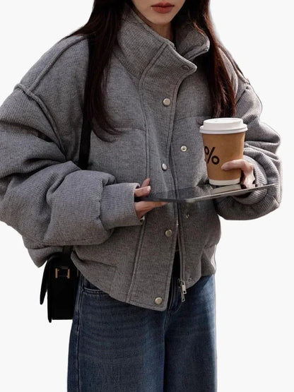 Chaqueta acolchada de estilo casual para mujer – Ideal para otoño e invierno