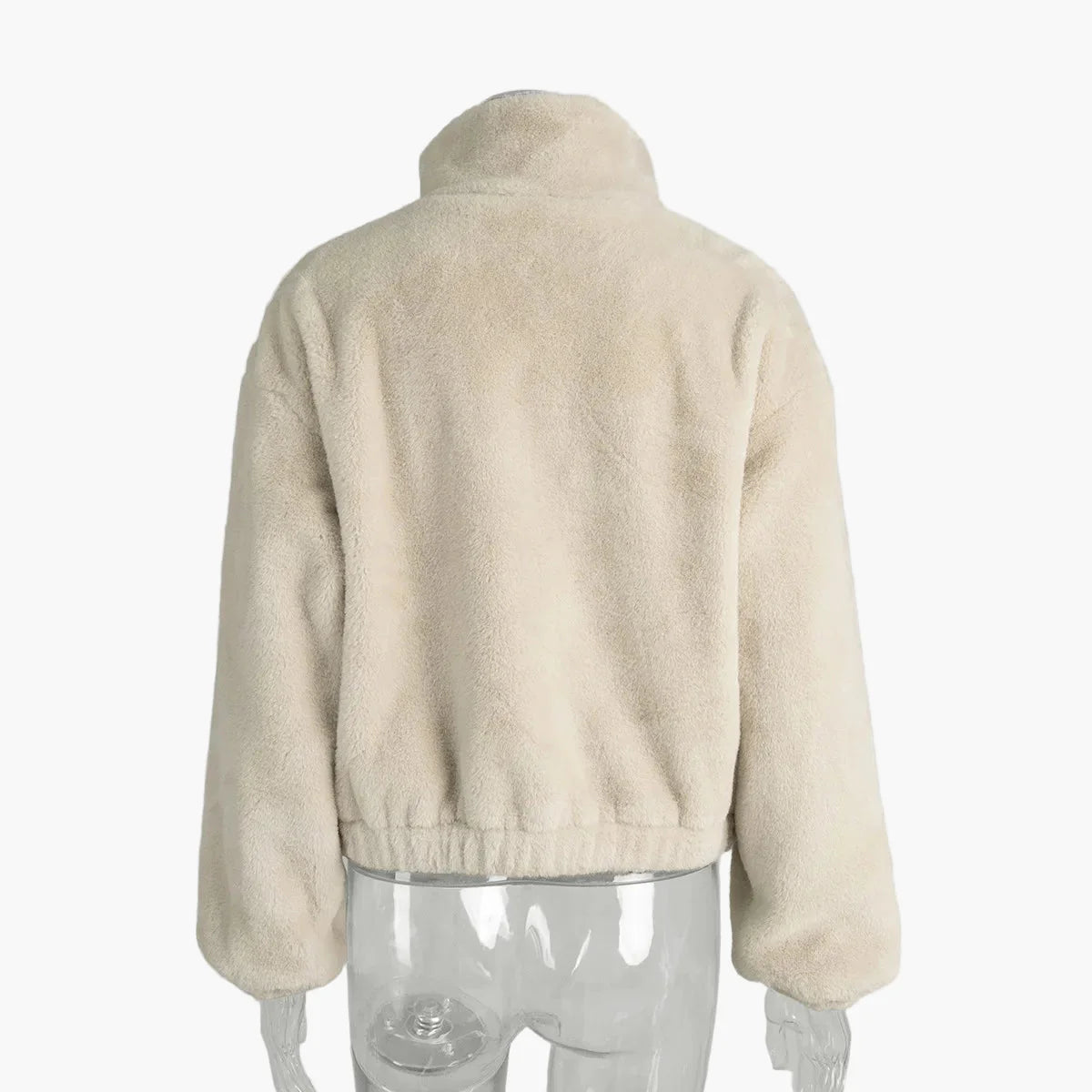 Chaqueta de mujer elegante estilo urbano corte oversize para el invierno