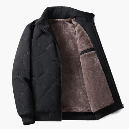 Chaqueta acolchada cálida para hombre estilo urbano casual – ideal para invierno y otoño