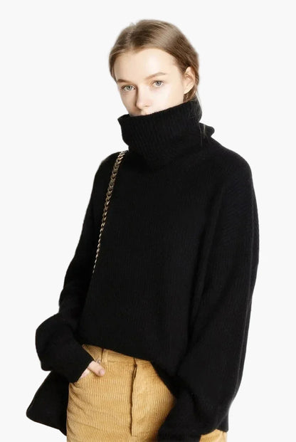 Oversize polotröja för dam – avslappnad och trendig stil