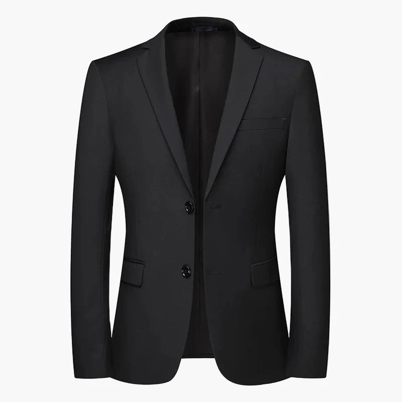 Elegant men's two-button suit jacket for business and ceremonies