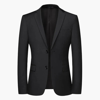 Elegant men's two-button suit jacket for business and ceremonies