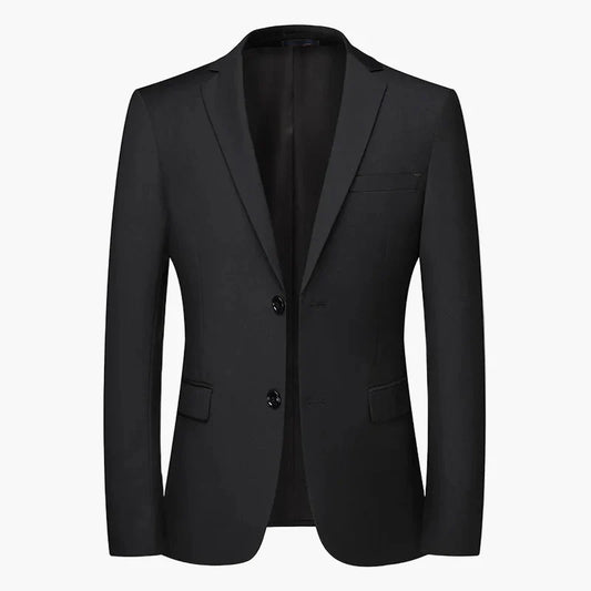 Elegant men's two-button suit jacket for business and ceremonies