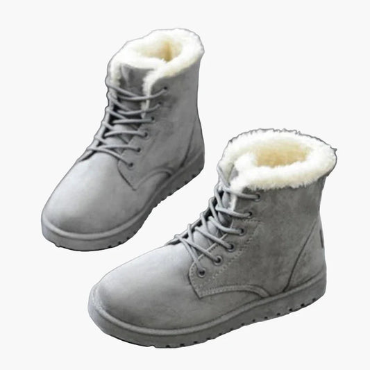 Bottes d'hiver montantes pour femme style décontracté chaud