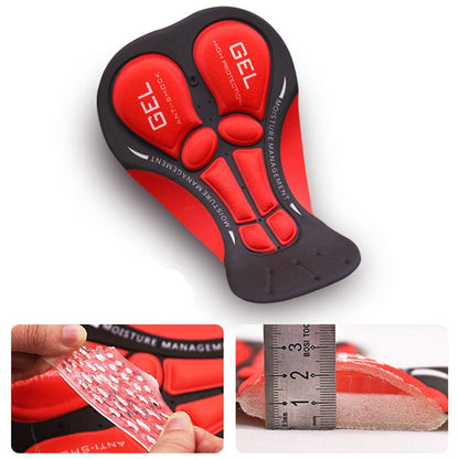 Short de cyclisme homme rembourré gel 5D respirant anti-choc pour longues distances
