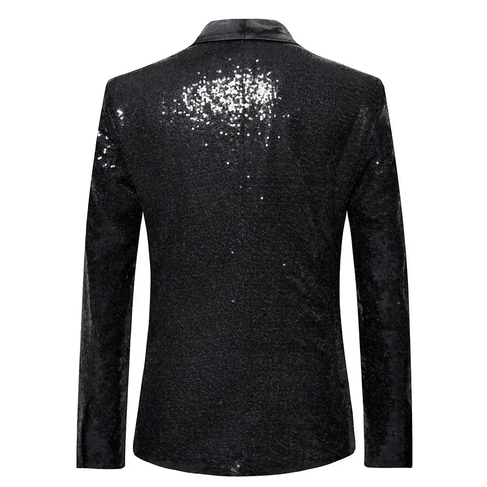 Elliott – Blazer Homme avec Paillettes pour Fête et Scène