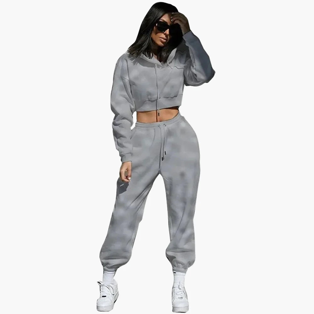 Completo Tuta Donna Stile Moderno Casual - Ideale per Tempo Libero e Sport