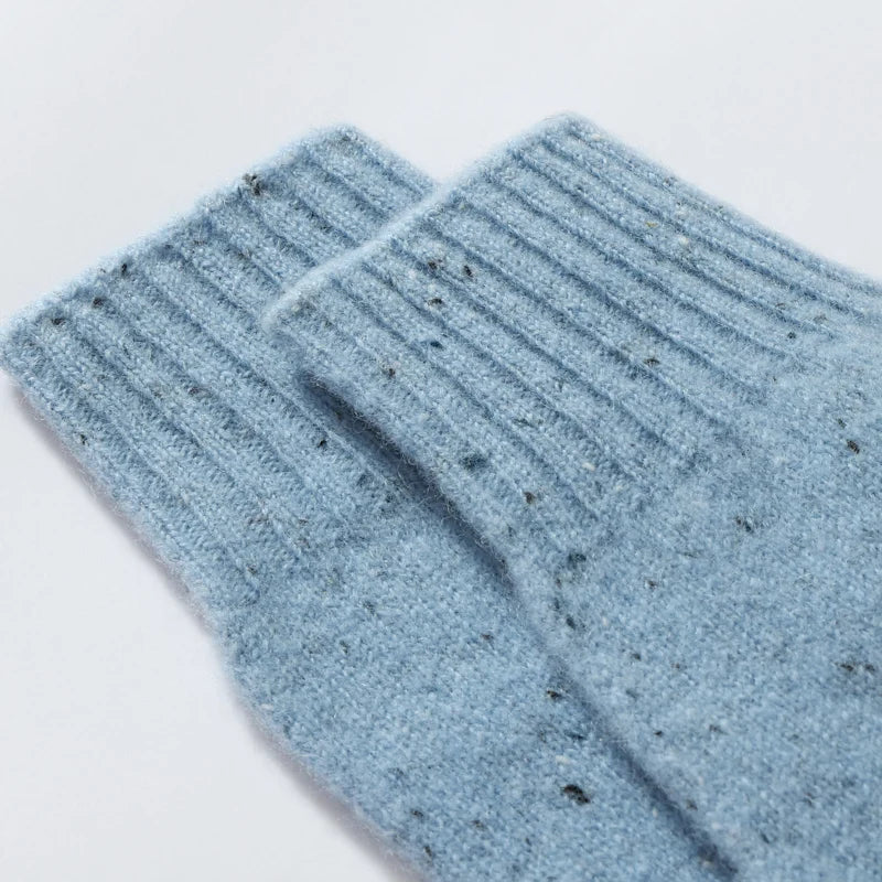 Maglione maculato a maniche lunghe con collo rotondo da uomo o da donna
