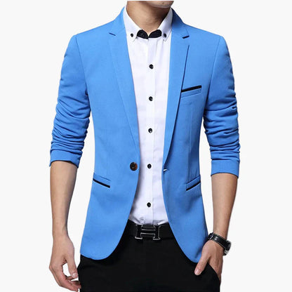 Avslappnad herrblazer – modern och elegant stil för affärer eller fritid