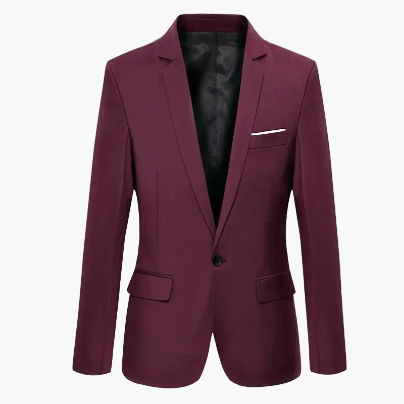 Elegante Herrenanzugsjacke in Slim-Fit für Geschäftliches und formelle Anlässe