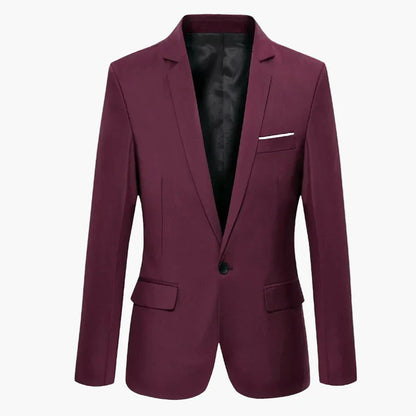 Elegante Herrenanzugsjacke in Slim-Fit für Geschäftliches und formelle Anlässe