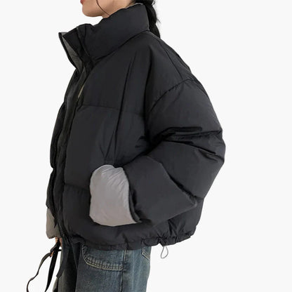 Chaqueta acolchada casual para mujer estilo urbano invierno