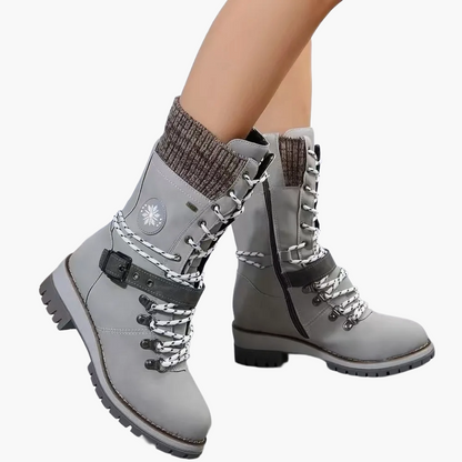 Hoge winterlaarzen voor dames in urban hiking stijl