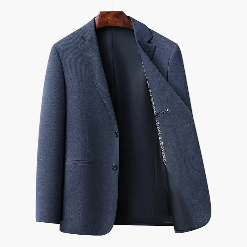 Giacca da uomo elegante stile business, taglio moderno, ideale per ufficio ed eventi formali