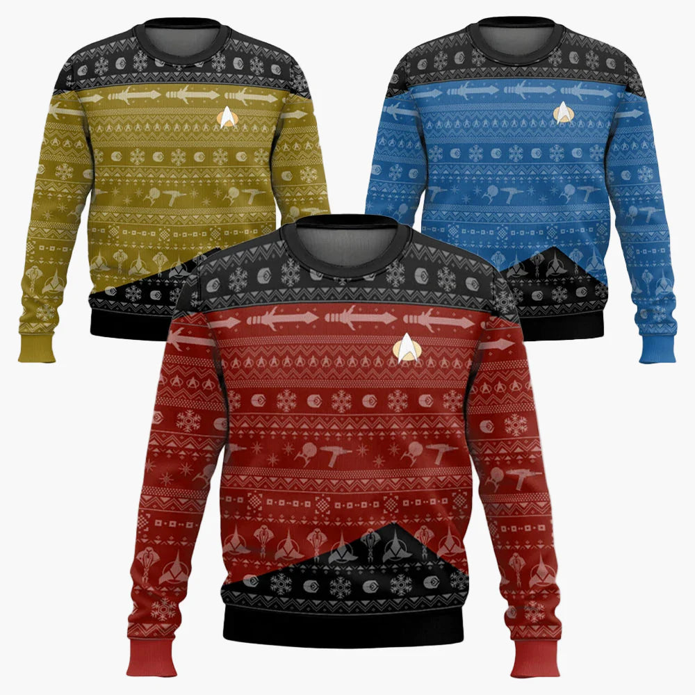 Sweat-shirt Geek Unisexe Style Noël Inspiré Science-Fiction – Idée Cadeau Originale