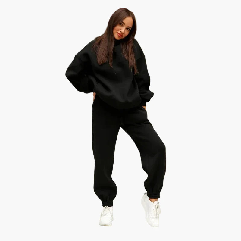 Oversized joggingset för kvinnor i avslappnad urban stil