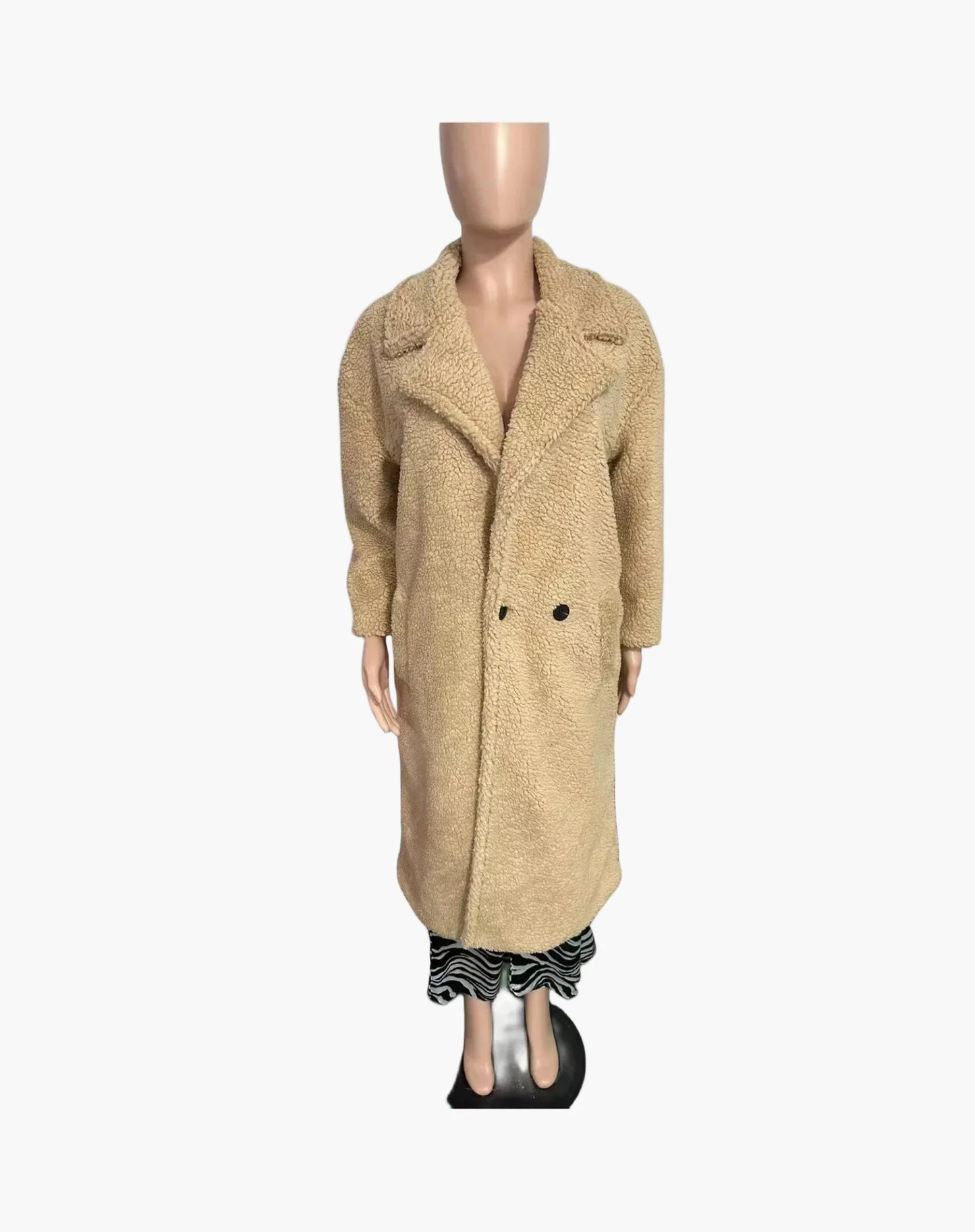 Manteau d'hiver style surdimensionné pour femmes - Élégance urbaine et confort chaleureux