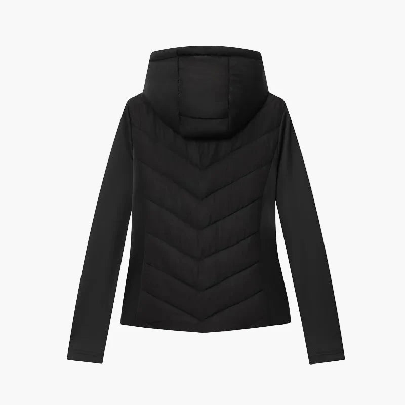 Chaqueta acolchada con capucha para mujer – Estilo urbano y comodidad diaria